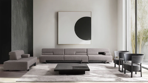 ATILLA LUX リビング ソファー 消炭（ファブリック）：カンディハウス札幌