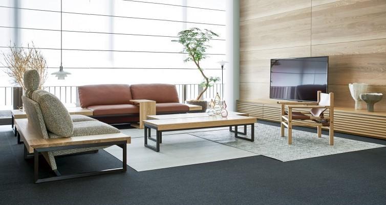 シリーズ家具でまとまった印象に「SESTINA LUXシリーズ」