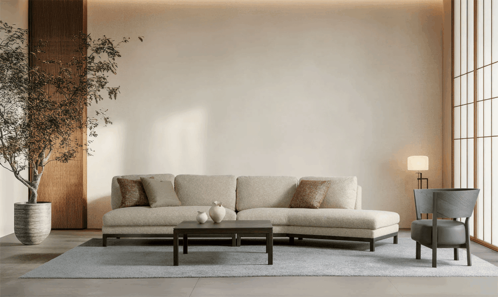 クォード リビング(15) アームレスアングルソファー