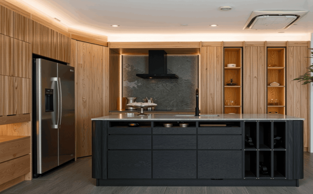 カンディハウス札幌のオリジナルキッチン