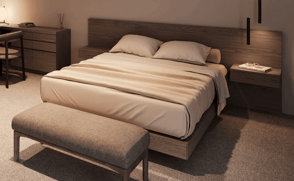 ジャパンディな寝室